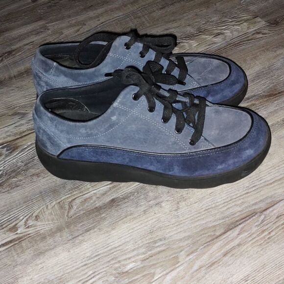 Hush Puppies Suede Platform Comfort Sneaker’s Sz 10 - Picture 5 of 6